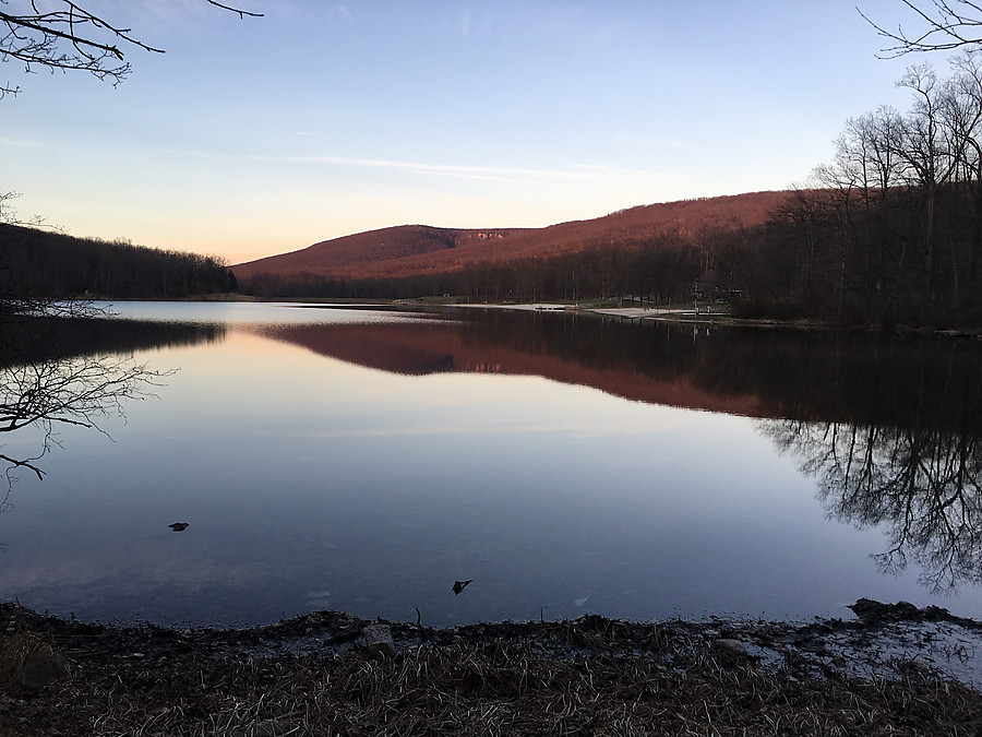 ducked in to Greenbriar State Park for a quick 5.5 mile mountain bike ride and caught this sunset on the way out