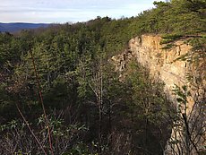 a quarry a few miles to the north of the crag