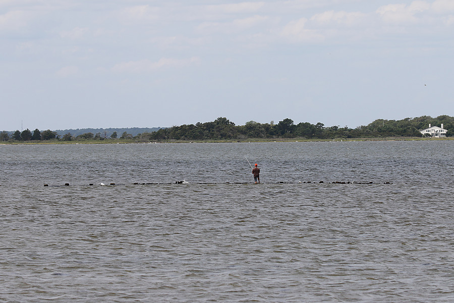 fishing off the old ferry pier