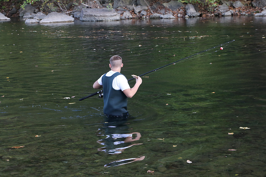 pizza and fishing!