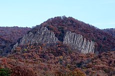 center formation of Baker Rocks