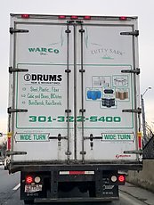 hand drawn truck signs