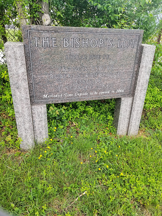 The Bishop's Lot with an Exciting Methodist Time Capsule to be opened in 2066