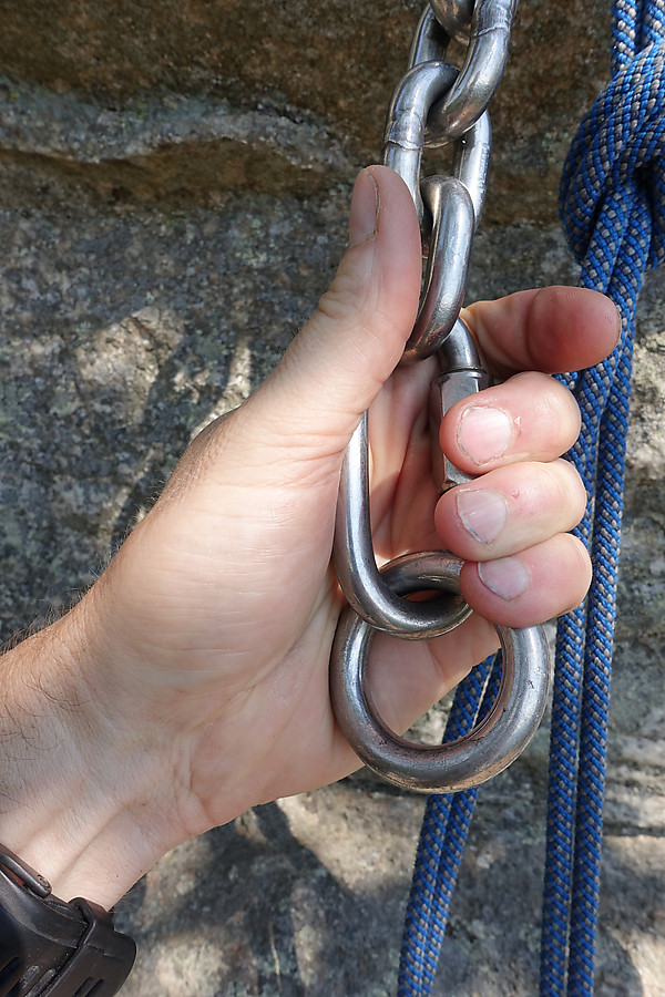 the fixed anchors at the Gunks leave nothing to be desired in placement or execution