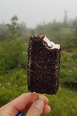 Cadillac Mtn summit ice cream