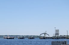 this pier is an old oil terminal