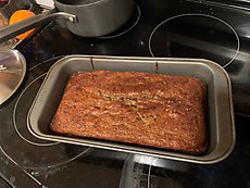 Banana nut bread I made