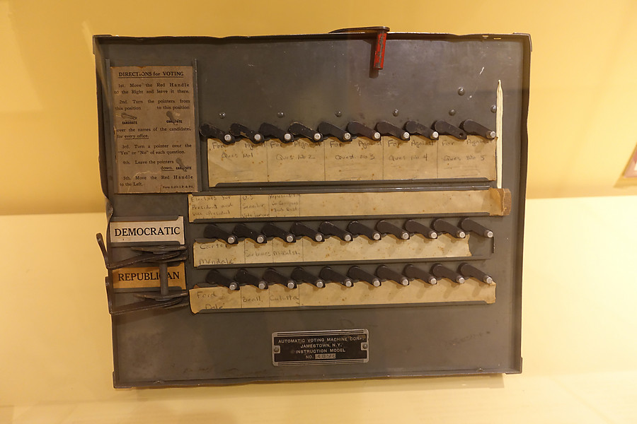 old voting machine