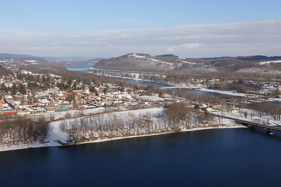 view from Shikellamy State Park marina