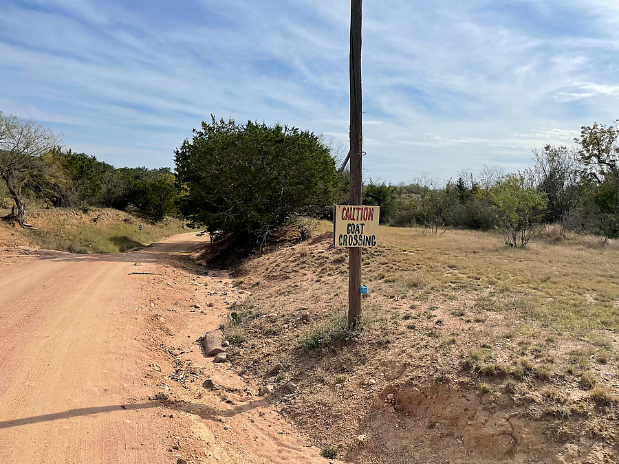 CAUTION: GOAT CROSSING