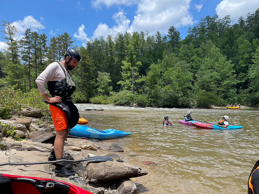 lunch break on the Chatooga IV