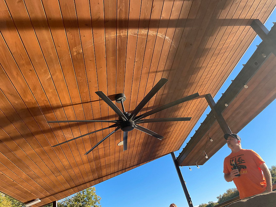 fan under wind loads