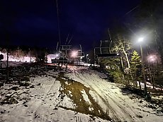 bad shot, but conditions were actually pretty good at Big Boulder